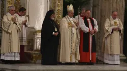 Papa Francesco durante i Vespri ecumenici in San Paolo Fuori le Mura del 2017 / Daniel Ibanez / ACI Group