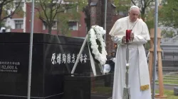 Papa Francesco al ground zero di Nagasaki / Vatican Media / ACI Group