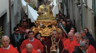 A Sepino, in Molise, si festeggia l’ingresso delle reliquie di Santa Cristina