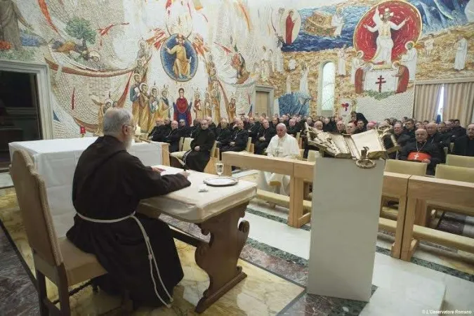 Padre Cantalamessa nella predica di Avvento  |  | Vatican Media