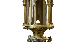 Il reliquiario che contiene il Sacro Copricapo di Cahors / https://saintecoiffedecahors.com/
