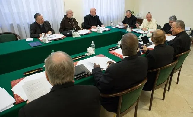 Papa Francesco presiede una delle riunioni del Consiglio dei Cardinali  | L'Osservatore Romano / ACI Group
