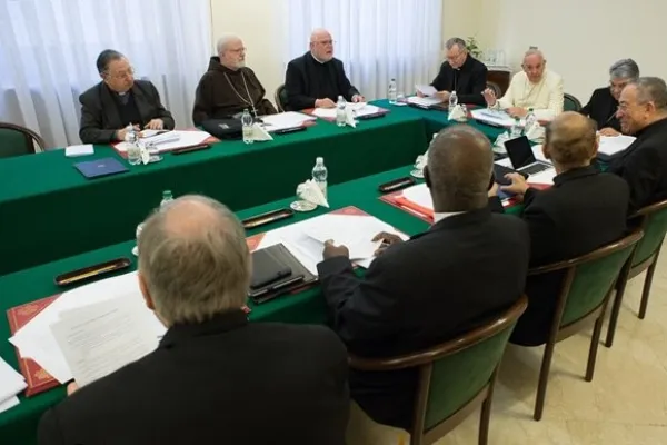 Papa Francesco presiede una delle riunioni del Consiglio dei Cardinali  / L'Osservatore Romano / ACI Group