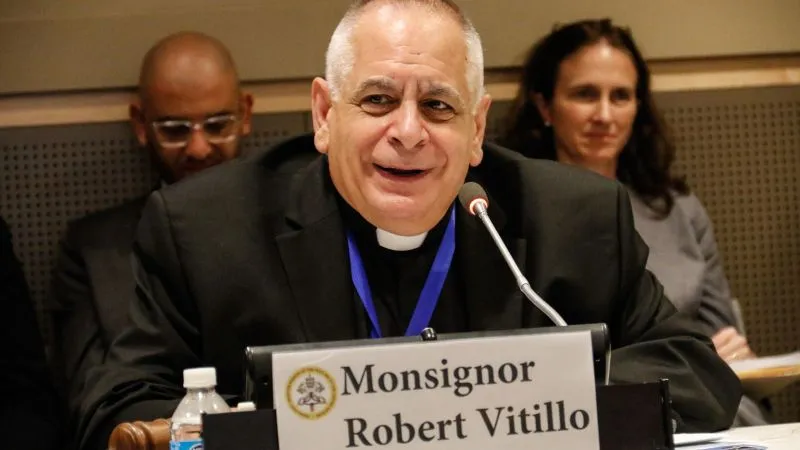 Monsignor Robert Vitillo, segretario generale dell'ICMC | pd