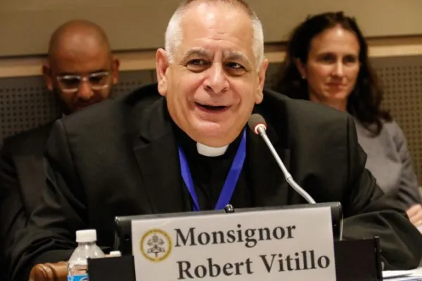 Monsignor Robert Vitillo, segretario generale dell'ICMC / pd
