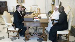Papa Francesco riceve in udienza l'ambasciatore di Ucraina presso la Santa Sede Andriy Yurash, Palazzo Apostolico Vaticano, 6 agosto 2022 / Vatican Media / ACI Group