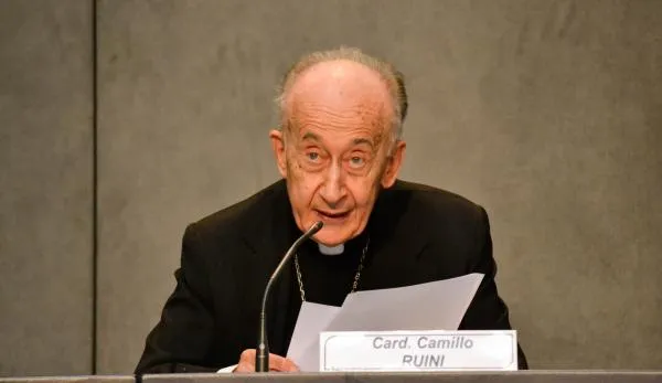 Il Cardinale Camillo Ruini, Presidente della Commissione su Međugorje |  | Daniel Ibáñez CNA