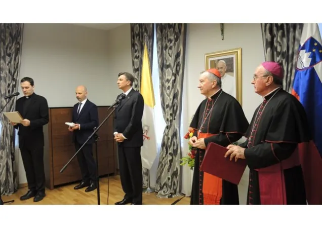 Il Cardinal Pietro Parolin in Slovenia | Il Cardinal Pietro Parolin inaugura la nuova nunziatura a Lubiana, Slovenia  | RV