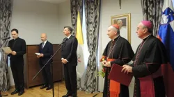 Il Cardinal Pietro Parolin inaugura la nuova nunziatura a Lubiana, Slovenia  / RV