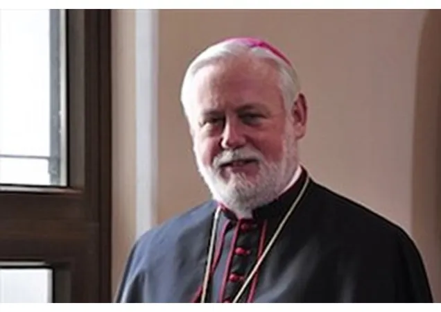 L'arcivescovo Paul Richard Gallagher, segretario vaticano per i Rapporti con gli Stati | Radio Vaticana 