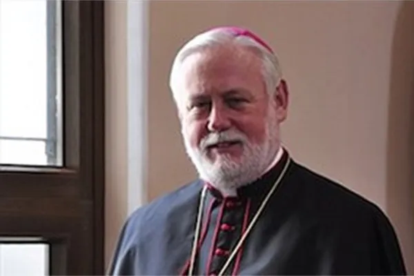 L'arcivescovo Paul Richard Gallagher, segretario vaticano per i Rapporti con gli Stati / Radio Vaticana 