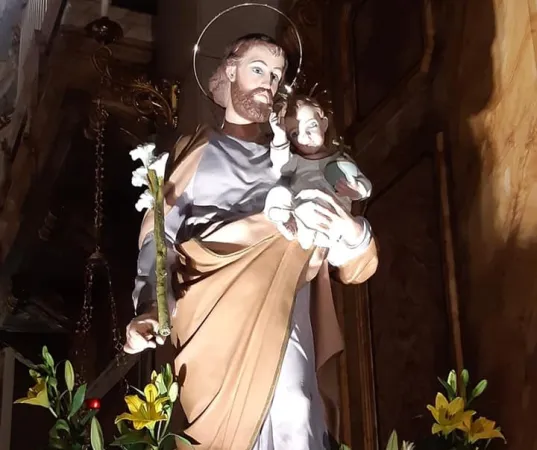 San Giuseppe | La statua di San Giuseppe nella Basilica di San Giuseppe al Trionfale, a Roma
 | Facebook Basilica San Giuseppe al Trionfale - Opera Don Guanella
