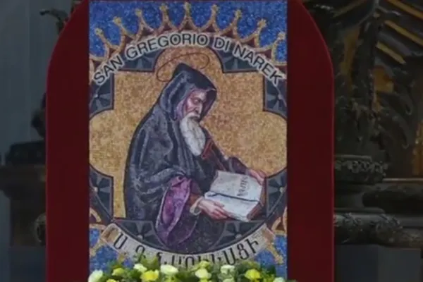 L'immagine di Gregorio di Narek nella Basilica Vaticana / CTV