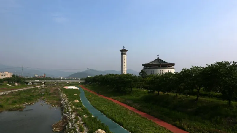 Santuario di Haemi | Una veduta del santuario di Haemi in Corea del Sud | PD