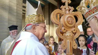 Il Cardinale Sandri in Ucraina, fino alle zone del conflitto
