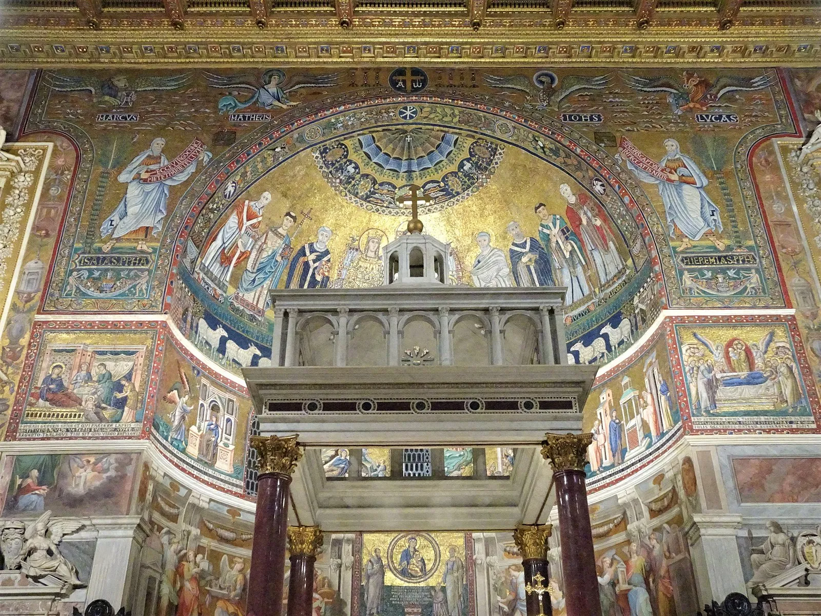 L'abside di Santa Maria in Trastevere
