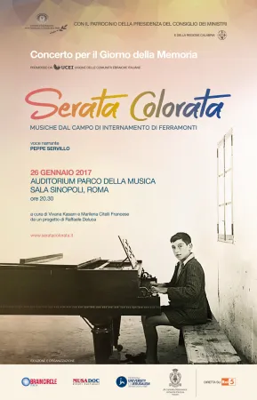 Locandina Serata colorata |  | sito ufficiale, "memoria in musica"