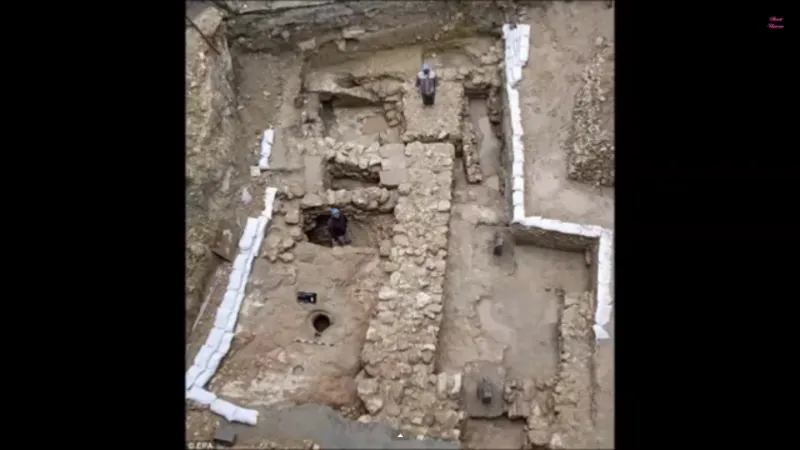Scavi a Nazaret | Un' immagine dello scavo di Ken Dark a Nazaret | From - YOUTUBE