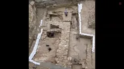 Un' immagine dello scavo di Ken Dark a Nazaret / From - YOUTUBE