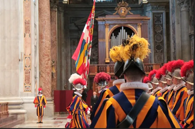 Il Giuramento della Guardia Svizzera Pontificia, la messa del mattino |  | Martha Calderon/ CNA