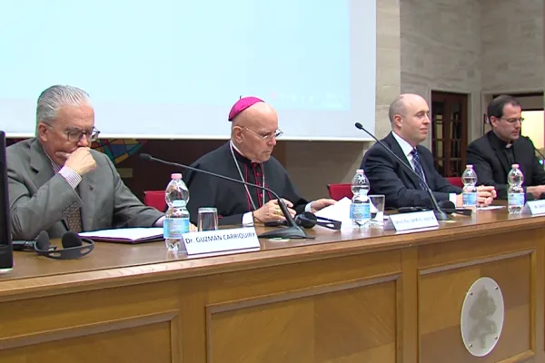 Un momento del simposio sui Testimoni di Misericordia delle Americhe, Sala Pio X, Roma, 23 settembre 2016 / ACI Group 
