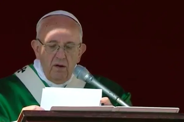 Papa Francesco celebra la Messa di conclusione del Giubileo Mariano, 9 ottobre 2016 / CTV