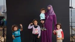 Una famiglia di rifugiati siriani, in un ritratto di Caritas Internationalis / Caritas Internationalis - da syria.caritas.org