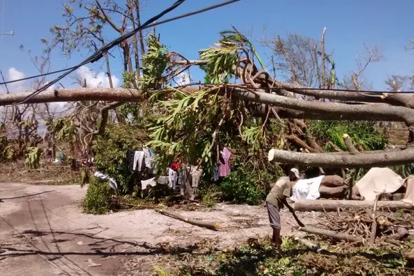 Conseguenze dell'uragano Matthew a Les Cayes, Haiti / DFID via Flickr