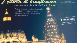 Lotteria vaticana, quest'anno per i terremotati italiani