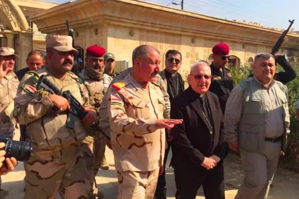 Il Patriarca Sako visita i luoghi liberati nella piana di Ninive | saint-adday.com