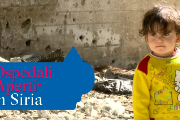 Uno screenshot del video che presenta l'iniziativa "Ospedali aperti"  / AVSI / Fondazione Gemelli
