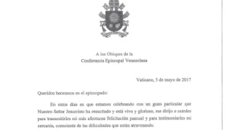Papa Francesco, lettera ai vescovi venezuelani per incoraggiare il loro lavoro