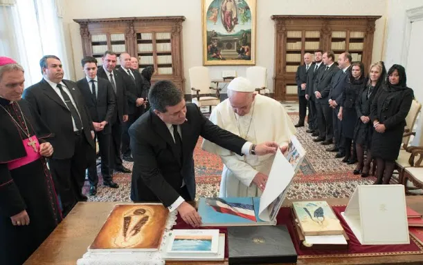 Il Papa e il Presidente del Paraguay |  | OR/ Aci Group