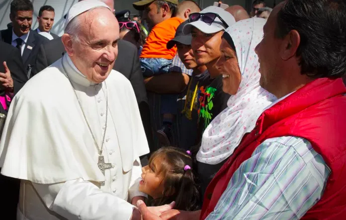 Papa Francesco incontra i migranti  | Sezione Migranti e rifugiati