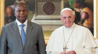 Il Papa riceve il presidente della Repubblica Centroafricana