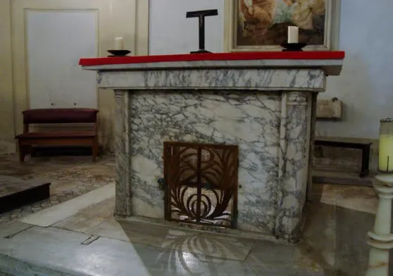 L'altare di San Gregorio Magno di cui parla Ugonio |  | OB