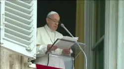 Papa Francesco durante il Regina Coeli del 15 aprile 2018 / Vatican Media - YouTube