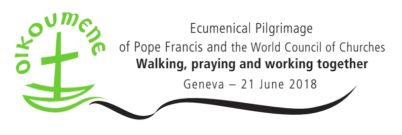 Papa Francesco a Ginevra | Il logo del pellegrinaggio ecumenico di Papa Francesco a Ginevra | Sala Stampa Vaticana