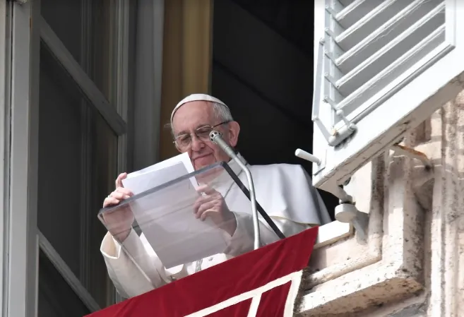 Papa Francesco alla preghiera dell' Angelus  |  | Vatican Media/ Aci Group