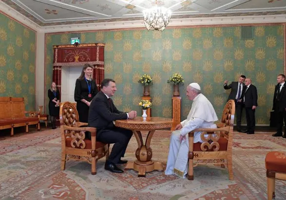 Il Papa e il Presidente della Lettonia  |  | Vatican Media