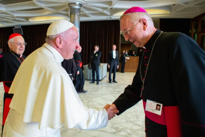 Il Papa e l'Arcivescovo Stanisław Gądecki |  | Church in Poland - Twitter