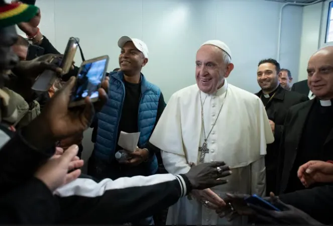 Papa Francesco al Presidio sanitario in Piazza San Pietro  |  | Vatican Media 