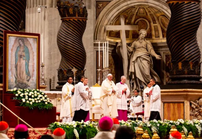 Il Papa celebra la Messa per Nostra Signora di Guadalupe |  | Daniel Ibanez, ACI Group