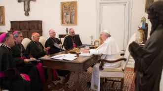 Papa Francesco riceve i vescovi cileni in vista della assemblea del 2020