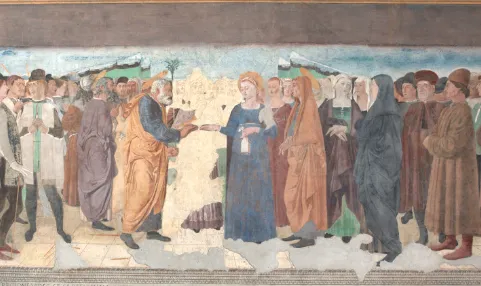 Un dettaglio degli affreschi della Cappella Mazzatosta a Viterbo  |  | Gregorian & Biblical Press