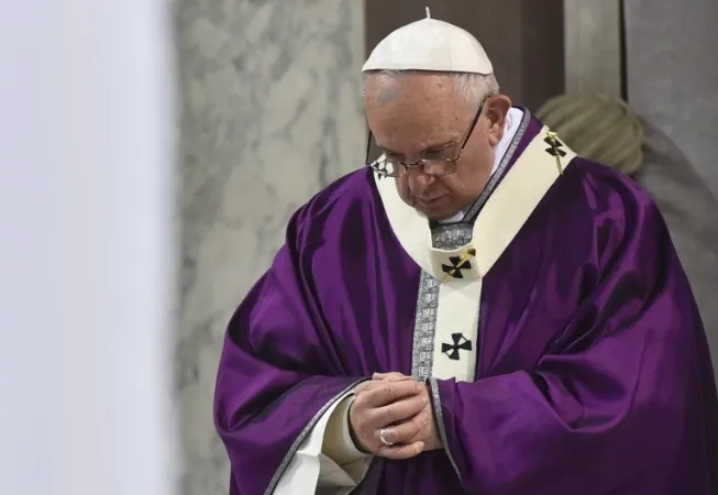 Papa Francesco,Liturgia delle ceneri |  | Vatican Media