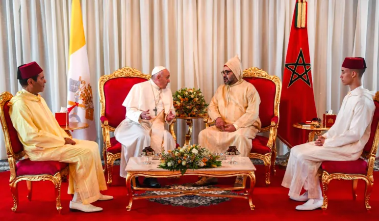 Papa Francesco e Re Mohammed VI |  | Vatican Media 