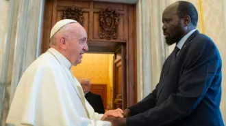 I leader del Sud Sudan in ritiro spirituale con Papa Francesco