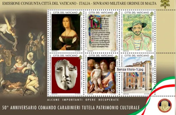 50 anni del Nucleo di tutela artistica dei Carabinieri |  | Vatican Media / ACI group