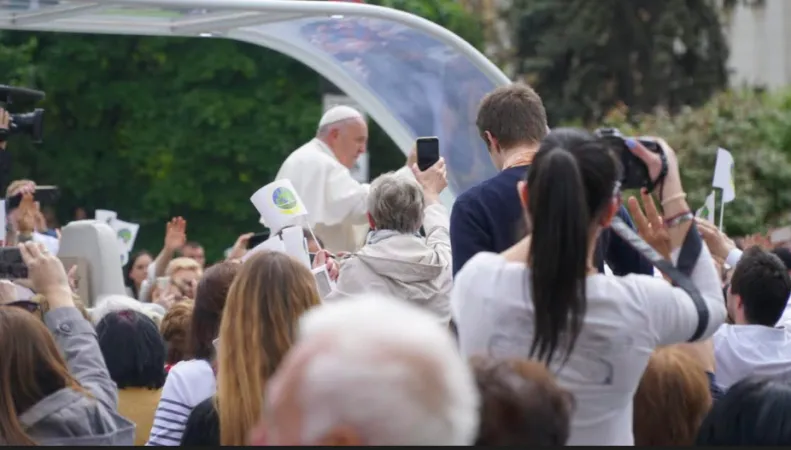 Papa Francesco a Sofia prima della Messa |  | Andrea Gagliarducci / ACI group